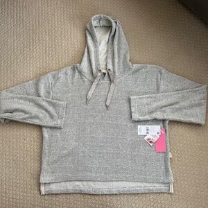 New with tags, Hoodie top, Grey heather, Large
